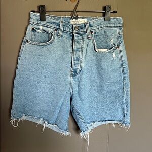 Abercrombie & Fitch Light Blue Jean Shorts